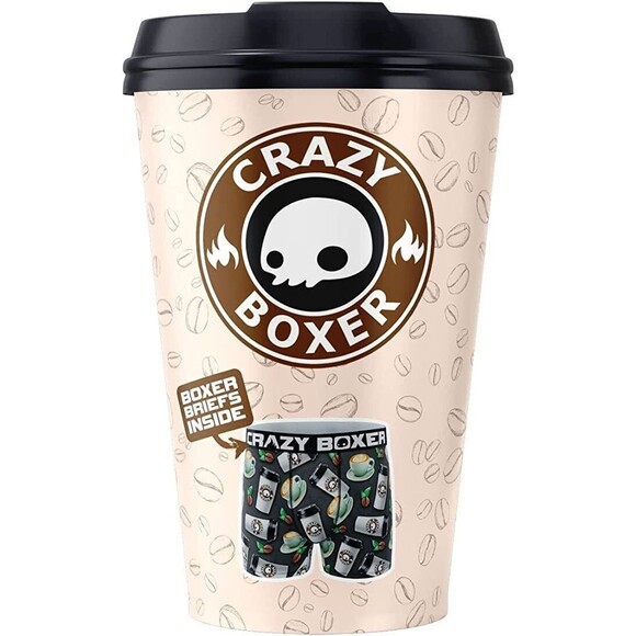Crazy Boxer Premium Coffee (Take Out Mug) Men's Boxer Briefs - Small - Picture 3 of 3
